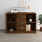 vidaXL - Dressoir - 104,5x35,5x67,5 - cm - bewerkt - hout - bruin - eikenkleur
