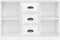 vidaXL - Dressoir - 104,5x35,5x67,5 - cm - bewerkt - hout - hoogglans - wit