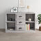 vidaXL - Dressoir - 104,5x35,5x67,5 - cm - bewerkt - hout - sonoma - grijs