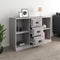 vidaXL - Dressoir - 104,5x35,5x67,5 - cm - bewerkt - hout - sonoma - grijs