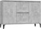 vidaXL - Dressoir - 104x35x70 - cm - bewerkt - hout - betongrijs
