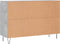 vidaXL - Dressoir - 104x35x70 - cm - bewerkt - hout - betongrijs