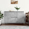 vidaXL - Dressoir - 104x35x70 - cm - bewerkt - hout - betongrijs