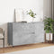 vidaXL - Dressoir - 104x35x70 - cm - bewerkt - hout - betongrijs