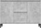 vidaXL - Dressoir - 104x35x70 - cm - bewerkt - hout - betongrijs