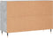 vidaXL - Dressoir - 104x35x70 - cm - bewerkt - hout - betongrijs