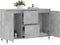 vidaXL - Dressoir - 104x35x70 - cm - bewerkt - hout - betongrijs