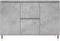vidaXL - Dressoir - 104x35x70 - cm - bewerkt - hout - betongrijs