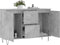vidaXL - Dressoir - 104x35x70 - cm - bewerkt - hout - betongrijs