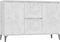 vidaXL - Dressoir - 104x35x70 - cm - bewerkt - hout - betongrijs