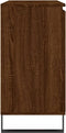 vidaXL - Dressoir - 104x35x70 - cm - bewerkt - hout - bruin - eikenkleur