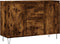 vidaXL - Dressoir - 104x35x70 - cm - bewerkt - hout - gerookt - eikenkleurig