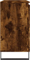 vidaXL - Dressoir - 104x35x70 - cm - bewerkt - hout - gerookt - eikenkleurig