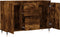 vidaXL - Dressoir - 104x35x70 - cm - bewerkt - hout - gerookt - eikenkleurig