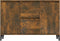 vidaXL - Dressoir - 104x35x70 - cm - bewerkt - hout - gerookt - eikenkleurig