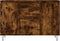 vidaXL - Dressoir - 104x35x70 - cm - bewerkt - hout - gerookt - eikenkleurig