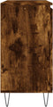 vidaXL - Dressoir - 104x35x70 - cm - bewerkt - hout - gerookt - eikenkleurig