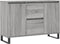 vidaXL - Dressoir - 104x35x70 - cm - bewerkt - hout - grijs - sonoma - eikenkleurig