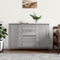 vidaXL - Dressoir - 104x35x70 - cm - bewerkt - hout - grijs - sonoma - eikenkleurig