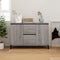 vidaXL - Dressoir - 104x35x70 - cm - bewerkt - hout - grijs - sonoma - eikenkleurig