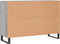 vidaXL - Dressoir - 104x35x70 - cm - bewerkt - hout - grijs - sonoma - eikenkleurig