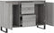 vidaXL - Dressoir - 104x35x70 - cm - bewerkt - hout - grijs - sonoma - eikenkleurig