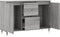 vidaXL - Dressoir - 104x35x70 - cm - bewerkt - hout - grijs - sonoma - eikenkleurig