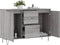 vidaXL - Dressoir - 104x35x70 - cm - bewerkt - hout - grijs - sonoma - eikenkleurig