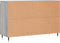 vidaXL - Dressoir - 104x35x70 - cm - bewerkt - hout - grijs - sonoma - eikenkleurig
