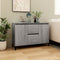 vidaXL - Dressoir - 104x35x70 - cm - bewerkt - hout - grijs - sonoma - eikenkleurig