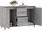 vidaXL - Dressoir - 104x35x70 - cm - bewerkt - hout - grijs - sonoma - eikenkleurig