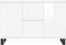 vidaXL - Dressoir - 104x35x70 - cm - bewerkt - hout - hoogglans - wit