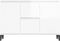 vidaXL - Dressoir - 104x35x70 - cm - bewerkt - hout - hoogglans - wit