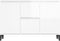 vidaXL - Dressoir - 104x35x70 - cm - bewerkt - hout - hoogglans - wit