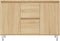 vidaXL - Dressoir - 104x35x70 - cm - bewerkt - hout - sonoma - eikenkleurig