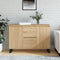 vidaXL - Dressoir - 104x35x70 - cm - bewerkt - hout - sonoma - eikenkleurig