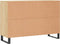 vidaXL - Dressoir - 104x35x70 - cm - bewerkt - hout - sonoma - eikenkleurig