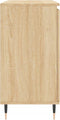 vidaXL - Dressoir - 104x35x70 - cm - bewerkt - hout - sonoma - eikenkleurig