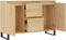 vidaXL - Dressoir - 104x35x70 - cm - bewerkt - hout - sonoma - eikenkleurig