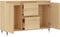 vidaXL - Dressoir - 104x35x70 - cm - bewerkt - hout - sonoma - eikenkleurig