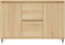 vidaXL - Dressoir - 104x35x70 - cm - bewerkt - hout - sonoma - eikenkleurig