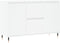 vidaXL - Dressoir - 104x35x70 - cm - bewerkt - hout - wit