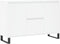 vidaXL - Dressoir - 104x35x70 - cm - bewerkt - hout - wit