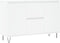 vidaXL - Dressoir - 104x35x70 - cm - bewerkt - hout - wit