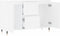 vidaXL - Dressoir - 104x35x70 - cm - bewerkt - hout - wit