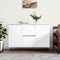 vidaXL - Dressoir - 104x35x70 - cm - bewerkt - hout - wit