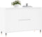 vidaXL - Dressoir - 104x35x70 - cm - bewerkt - hout - wit