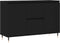 vidaXL - Dressoir - 104x35x70 - cm - bewerkt - hout - zwart