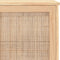 vidaXL - Dressoir - 105x30x60 - cm - massief - grenenhout - en - rattan - bruin