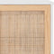 vidaXL - Dressoir - 105x30x60 - cm - massief - grenenhout - en - rattan - wit